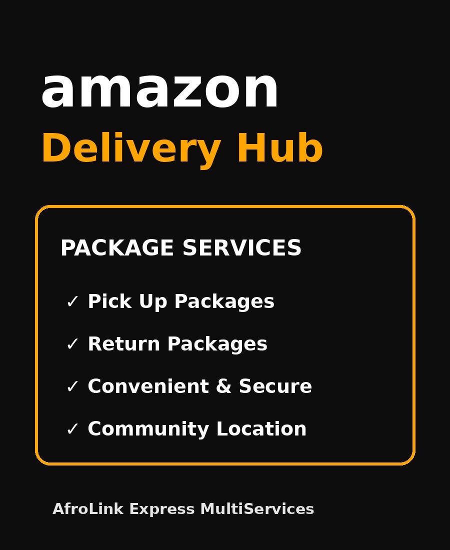 Amazon Delivery Hub flyer